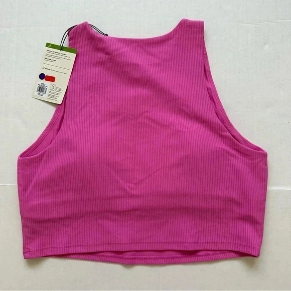 Alpine Design Ribbed Cropped Tank Top Size XL Dragonfruit - Picture 7 of 8